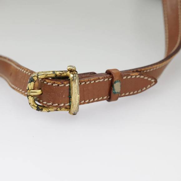 CELINE Macadam Canvas Shoulder Bag PVC Leather Brown Gold Auth 100176 - Picture 16 of 16